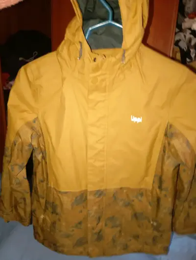 Chaqueta amarilla impermeable Uppi - miniatura 1