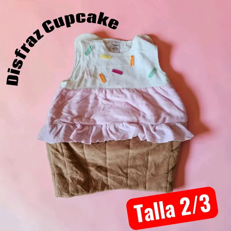 Disfraz Cupcake Talla 1 - 2