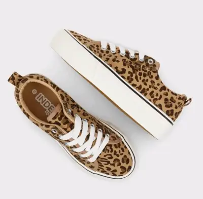 Zapatillas animal print con plataforma - miniatura 2