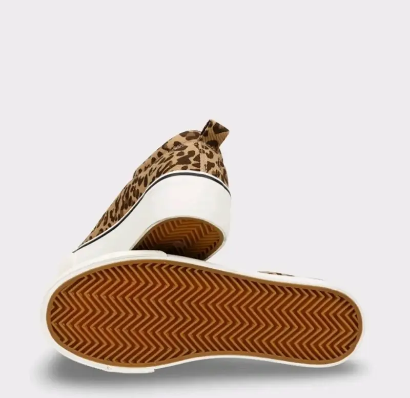 Zapatillas animal print con plataforma - 4