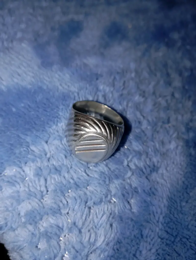 Anillo de plata de hombre