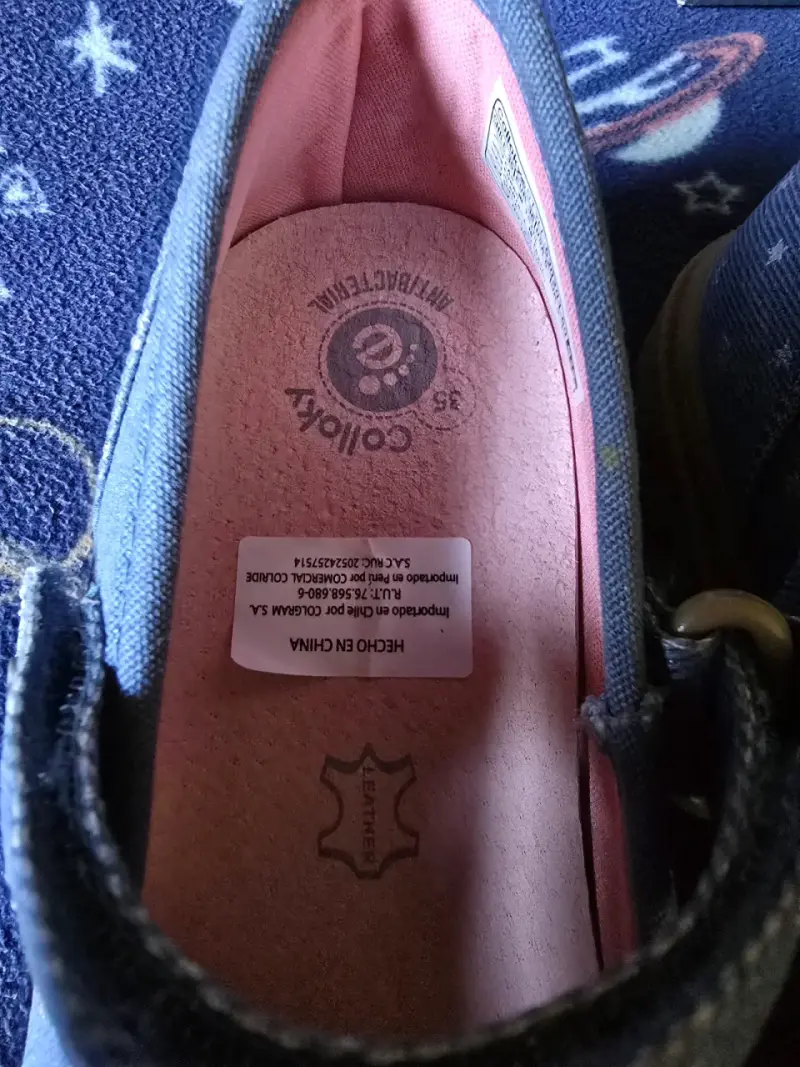 Zapatos de niña azul con estrellas - 4