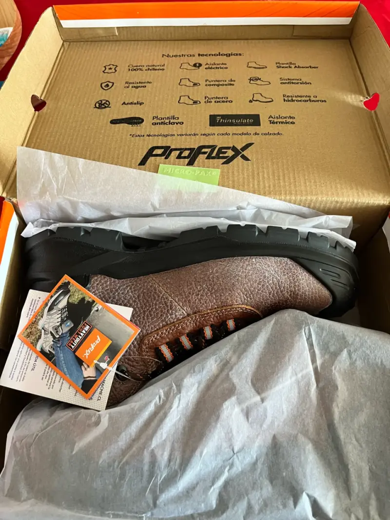 Botas de seguridad Proflex café - 2
