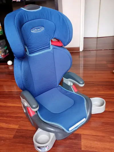 Silla de auto azul para niño - miniatura 2