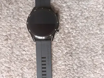 Smartwatch negro con monitor de ritmo cardíaco - miniatura 5