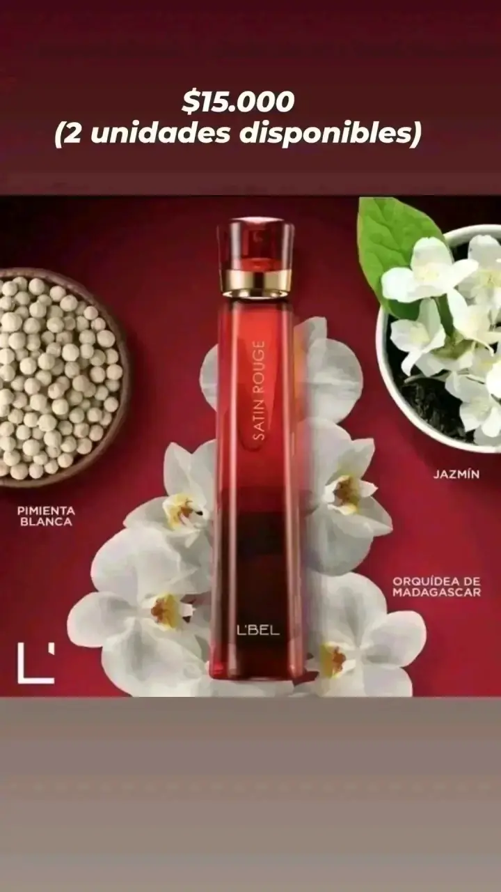 Perfume L'Bel Satin Rouge 100ml