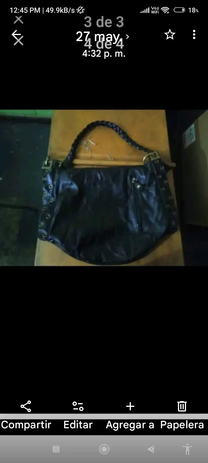Cartera negra elegante - 3