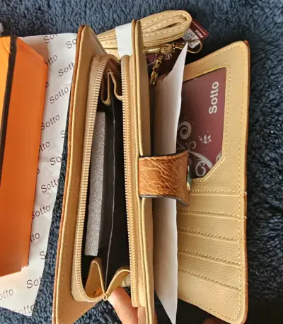 Cartera café diseño elegante - miniatura 2