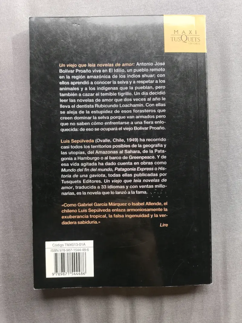 Libro 'Un viejo que leía novelas de amor' - 2