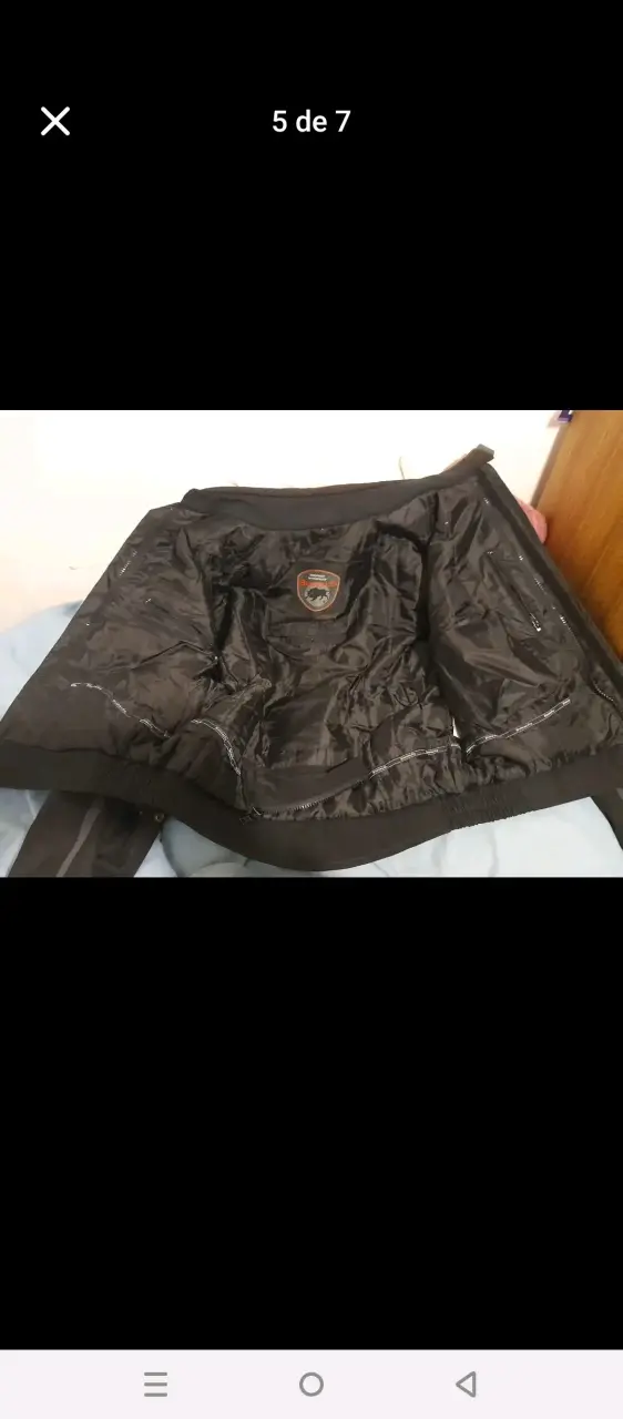 Chaqueta Buffalo negra y azul - 5