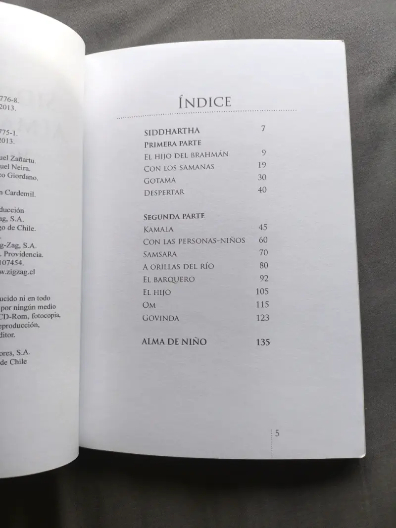 Libro Siddhartha Alma de niño - 3