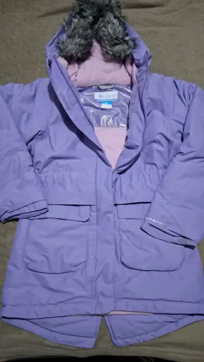Parka morada Columbia - miniatura 1