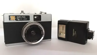 Cámara + Flash + Teleconvertidor | Colección Retro - miniatura 1