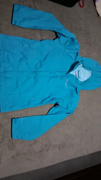 Chaqueta impermeable azul Columbia - miniatura 1