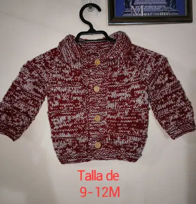 Vestido rayado para bebé 6 meses - miniatura 2