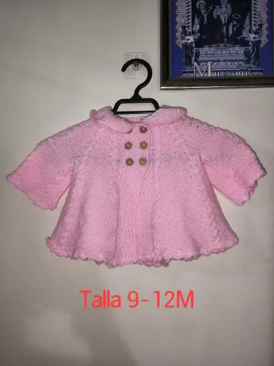 Vestido rayado para bebé 6 meses - miniatura 3