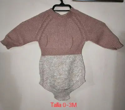 Vestido rayado para bebé 6 meses - miniatura 6