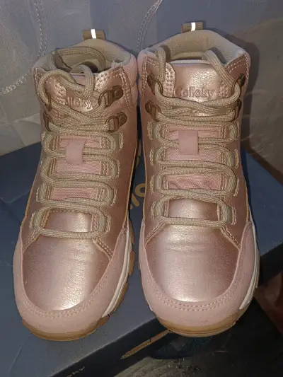 Botines rosados para niña NRO 31 - miniatura 2