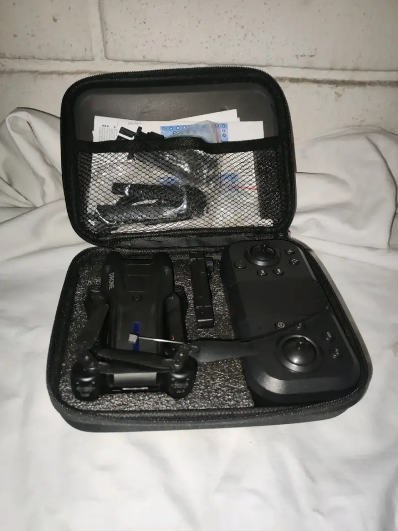 E88 DRONE Con Estuche Negro Compacto - 2