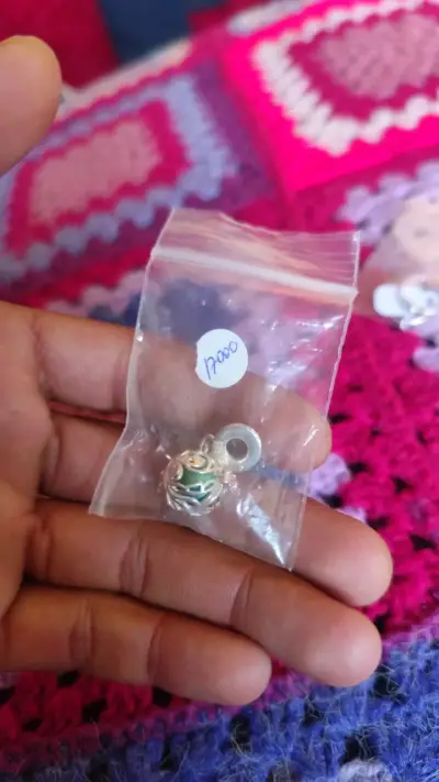 Colgante pequeño de cristal plata 925 - miniatura 2