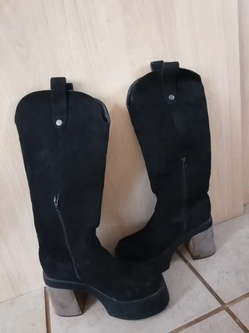 Botas negras de plataforma - 3