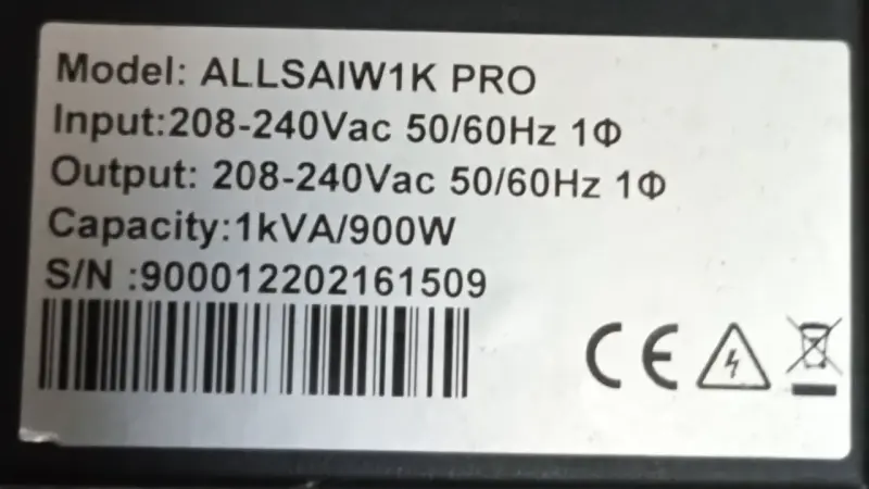 Estabilizador Ups Allsai W1k Pro 1000va 220v LCD - 2