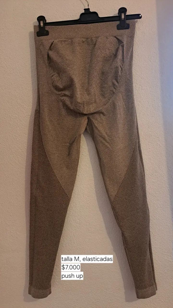 Leggins marrones para embarazada - 2
