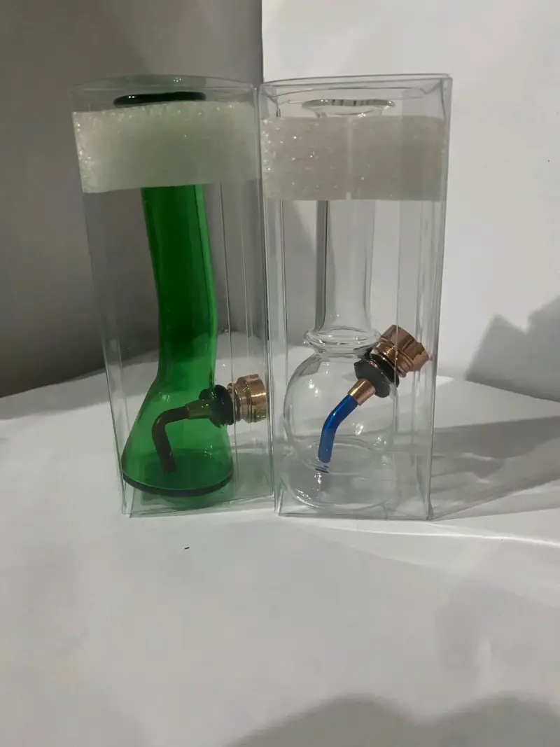 Bong de vidrio y acrílico - 1