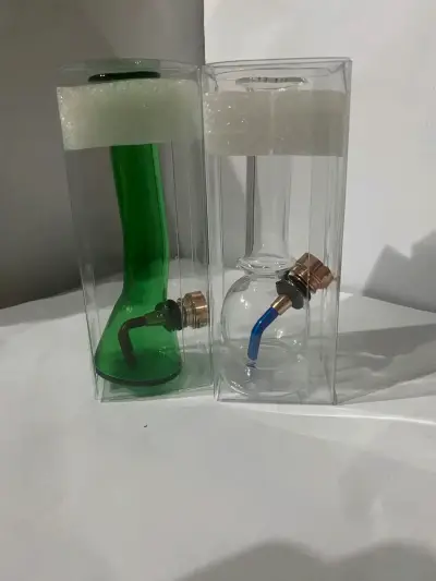 Bong de vidrio y acrílico - miniatura 1