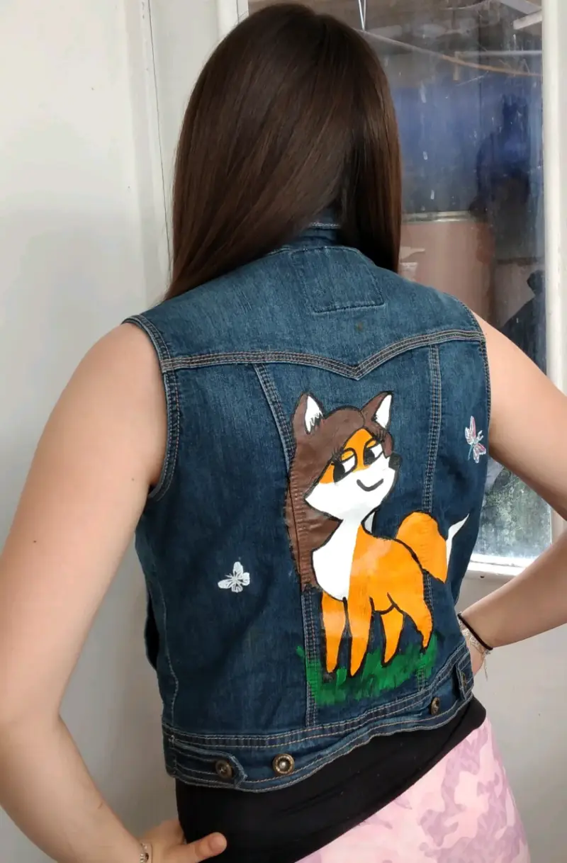 Chaqueta de mezclilla personalizada - 5