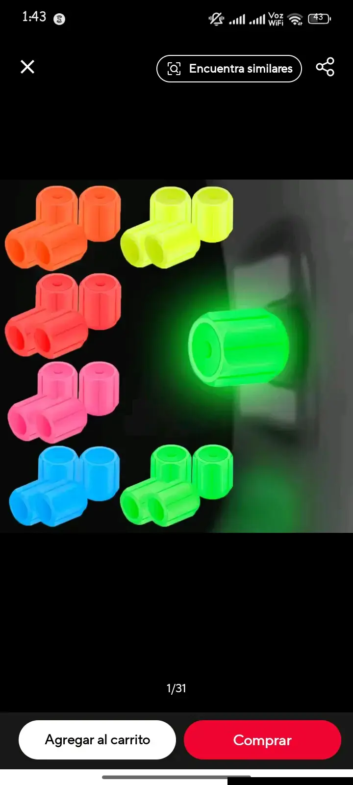 Tampones lumínicos fluorescentes - 1