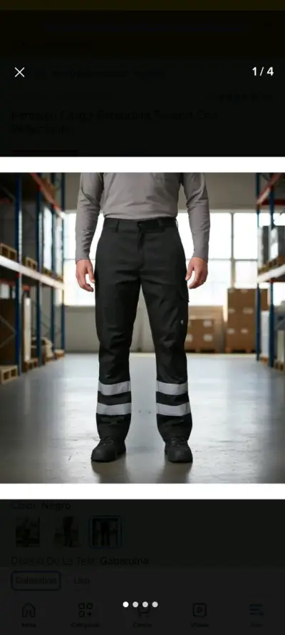 Pantalón de trabajo Gabardina  talla S - miniatura 1