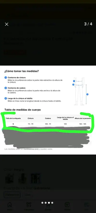 Pantalón de trabajo Gabardina  talla S - miniatura 5