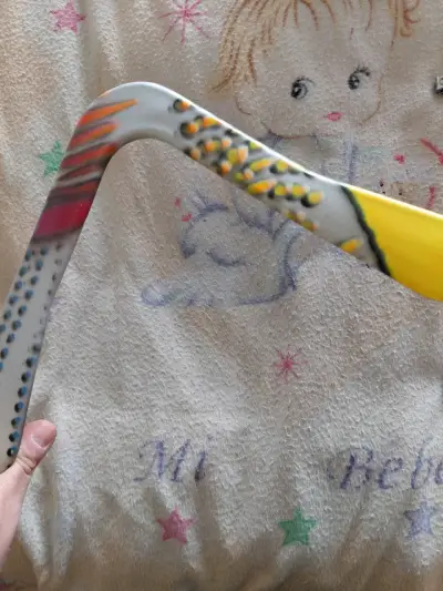 Búmeran pintado a mano - miniatura 1