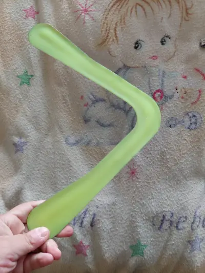Búmeran pintado a mano - miniatura 2