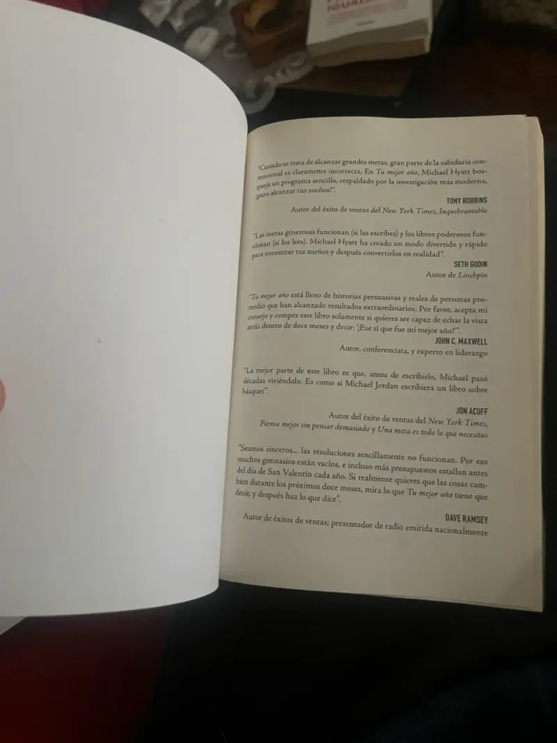 Libro 'Tu Mejor Año' de Michael Hyatt - 8