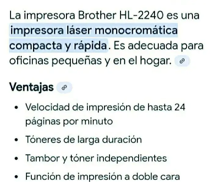 Impresora láser Brother - 4