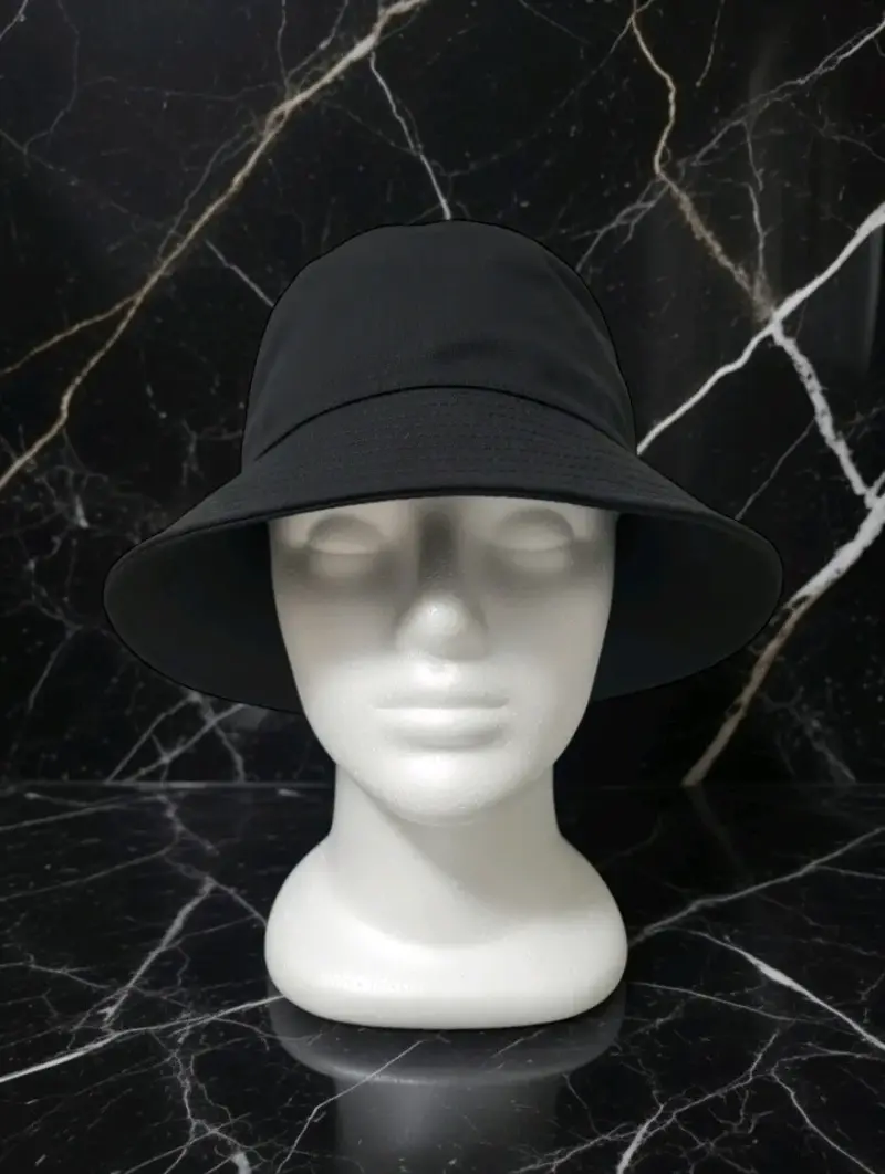 Sombrero negro reversible - 1