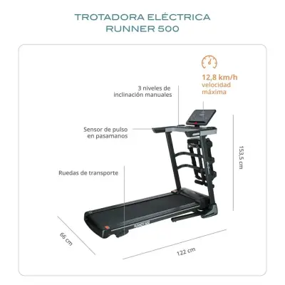 Caminadora eléctrica plegable - miniatura 4