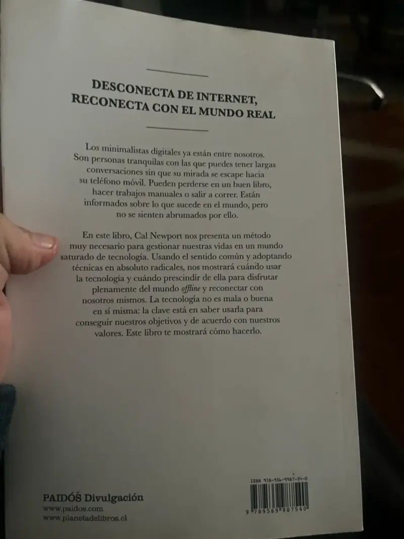Libro Minimalismo Digital Cal Newport - 5