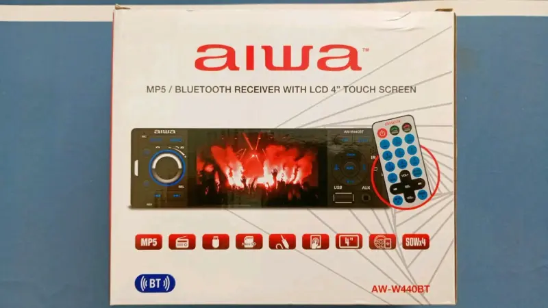 radio aiwa tactil..nueva - 1