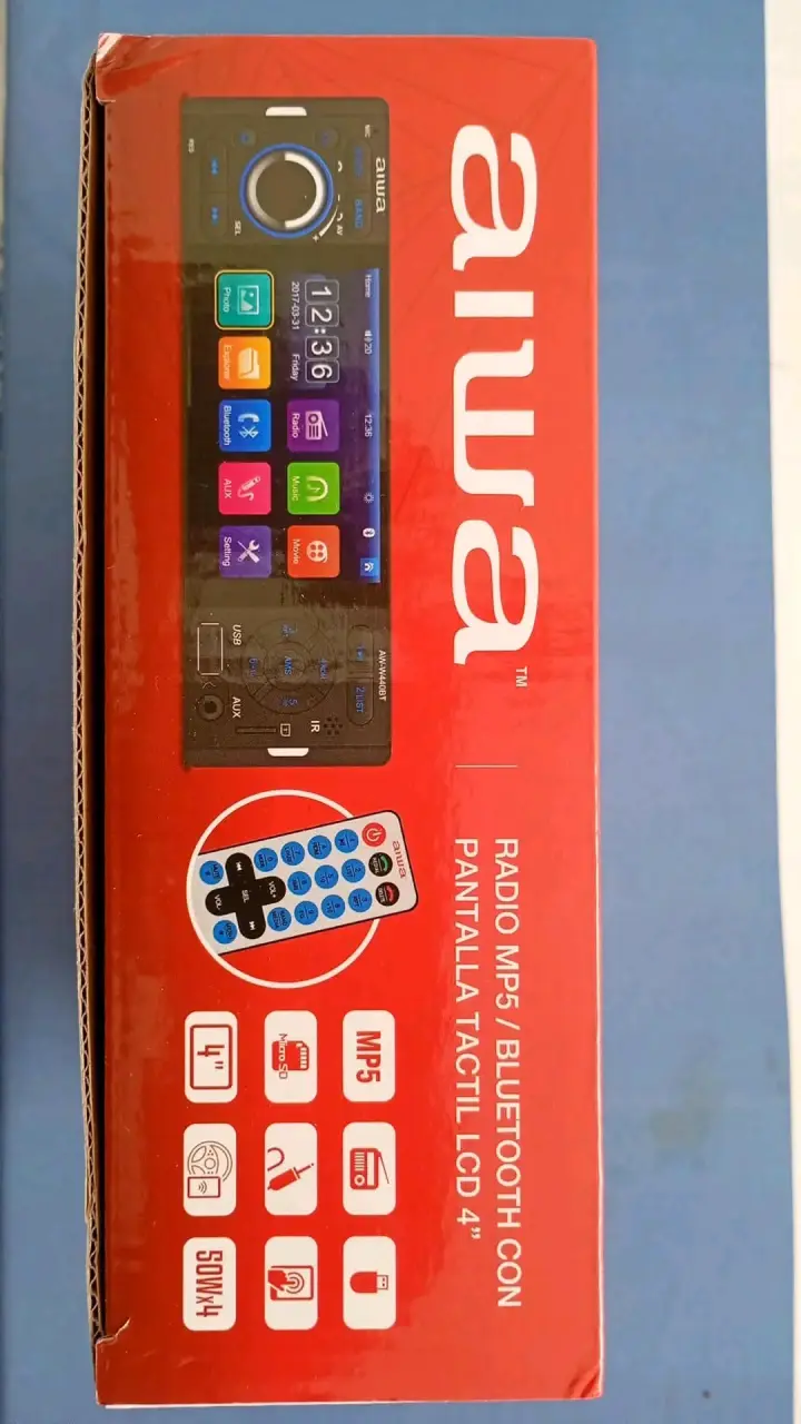 radio aiwa tactil..nueva - 4