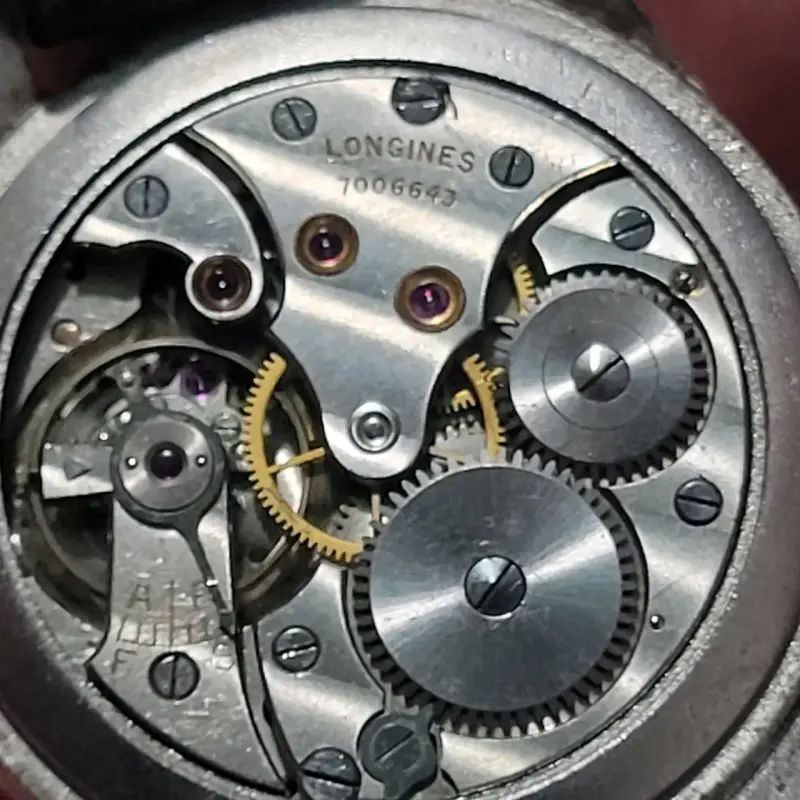 Reloj vintage correa cuero longines 1920 funcionan - 5