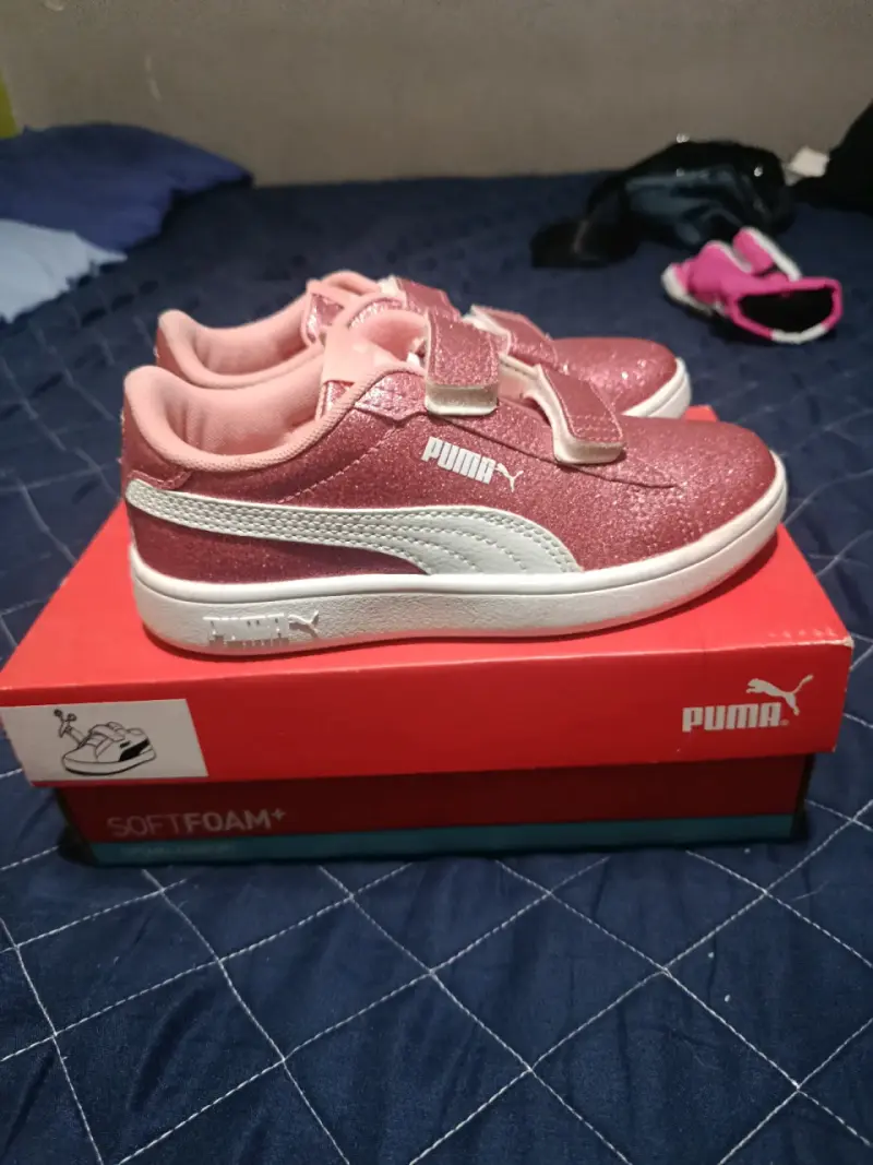 Zapatillas rosa PUMA con brillo - 2