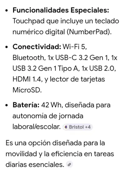 Notebook ASUS VivoBook Go 14" - miniatura 3