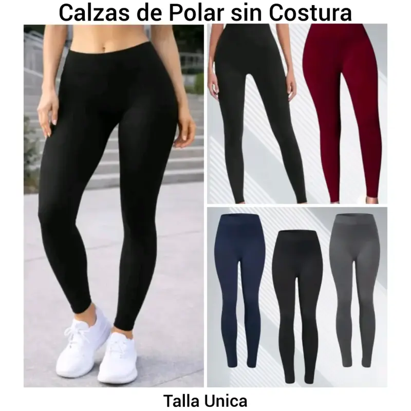 Calzas de polar sin costura - 1