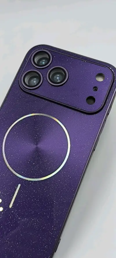 Carcasa púrpura funda iPhone 17 pro max - miniatura 3