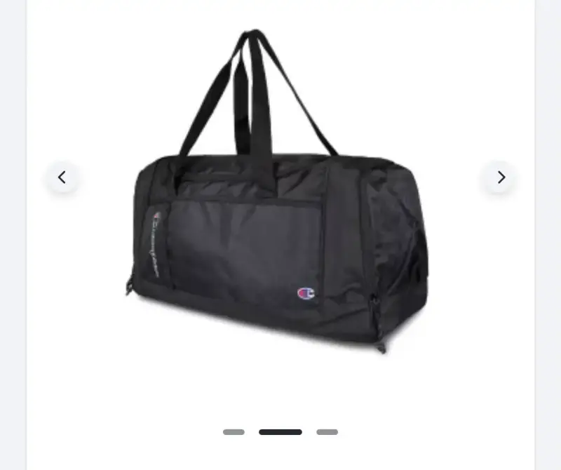 Bolso deportivo negro Champion - 1