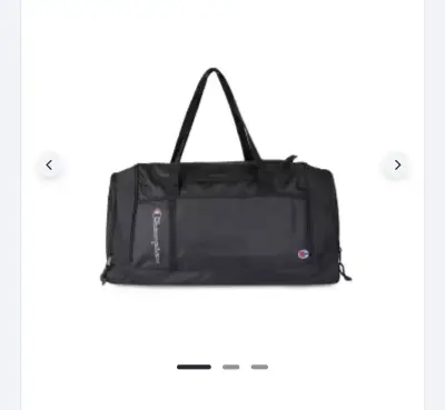 Bolso deportivo negro Champion - miniatura 2