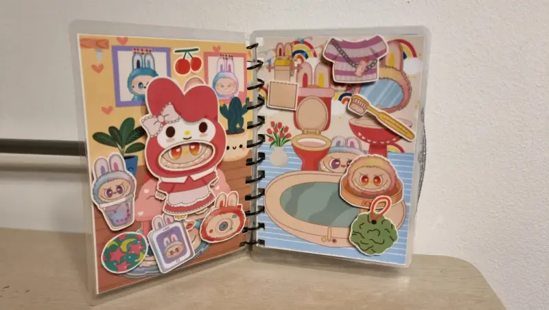 Mini libro interactivo Labubu - 2